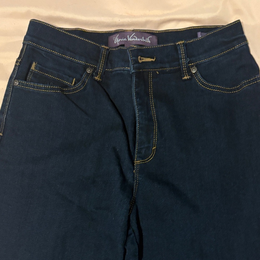 Gloria Vanderbilt Navy Denim Pants